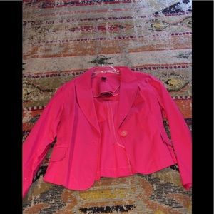 Hot pink jacket